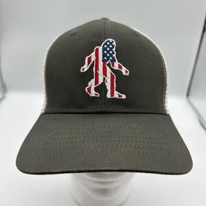 Infinity Headwear Bigfoot Hat Cap Snap Back Trucker Black One Size Mens USA